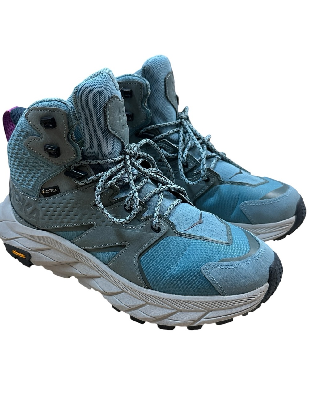 Hoka Anacapa Mid GTX Women's Blue Hiking Sneakers Size 8.5